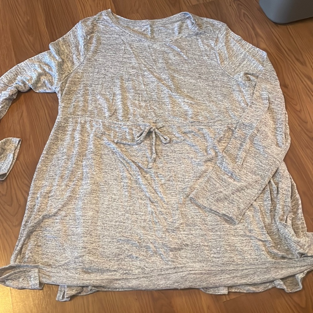 a:glow maternity long sleeve blouse